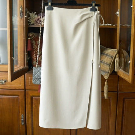 Damen Eleganter Wickelrock aus hochwertigem Stoff Echoarchiv
