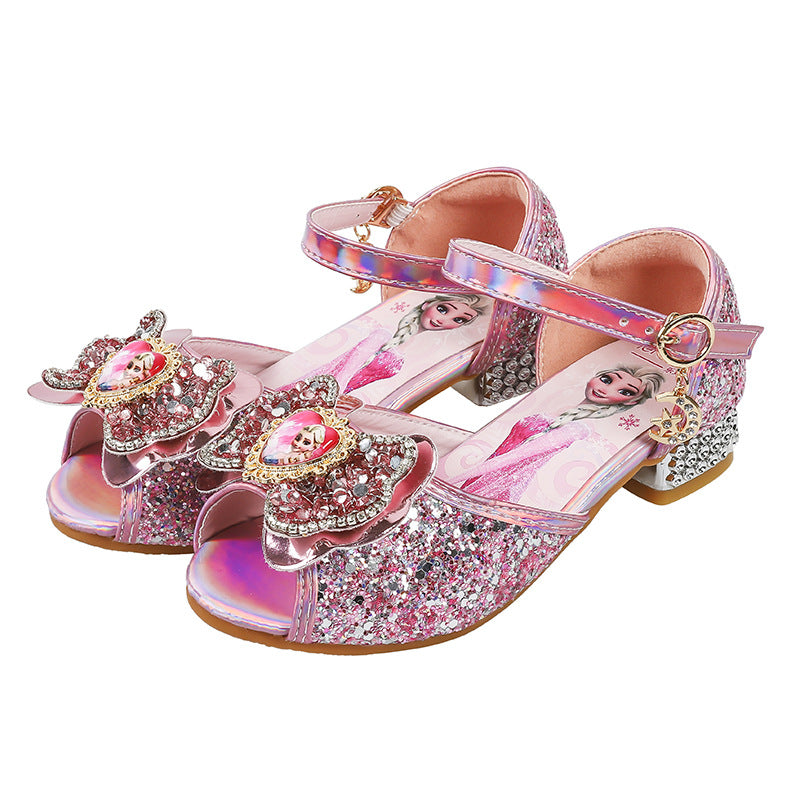 Mädchen Glitzernde Prinzessinnen Ballerinas mit dekorativem Blumenmotiv Echo Archiv