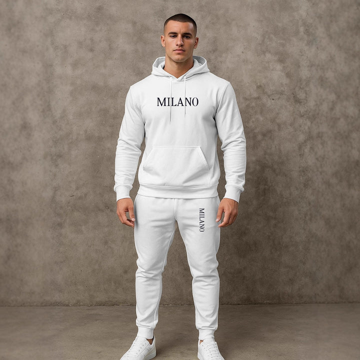 Herren modischer Hoodie und Jogginghose Set Echoarchiv