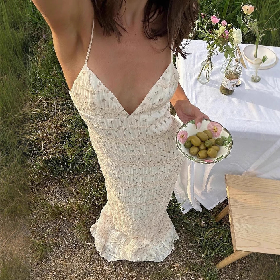Damen elegantes Maxikleid Echo Archiv