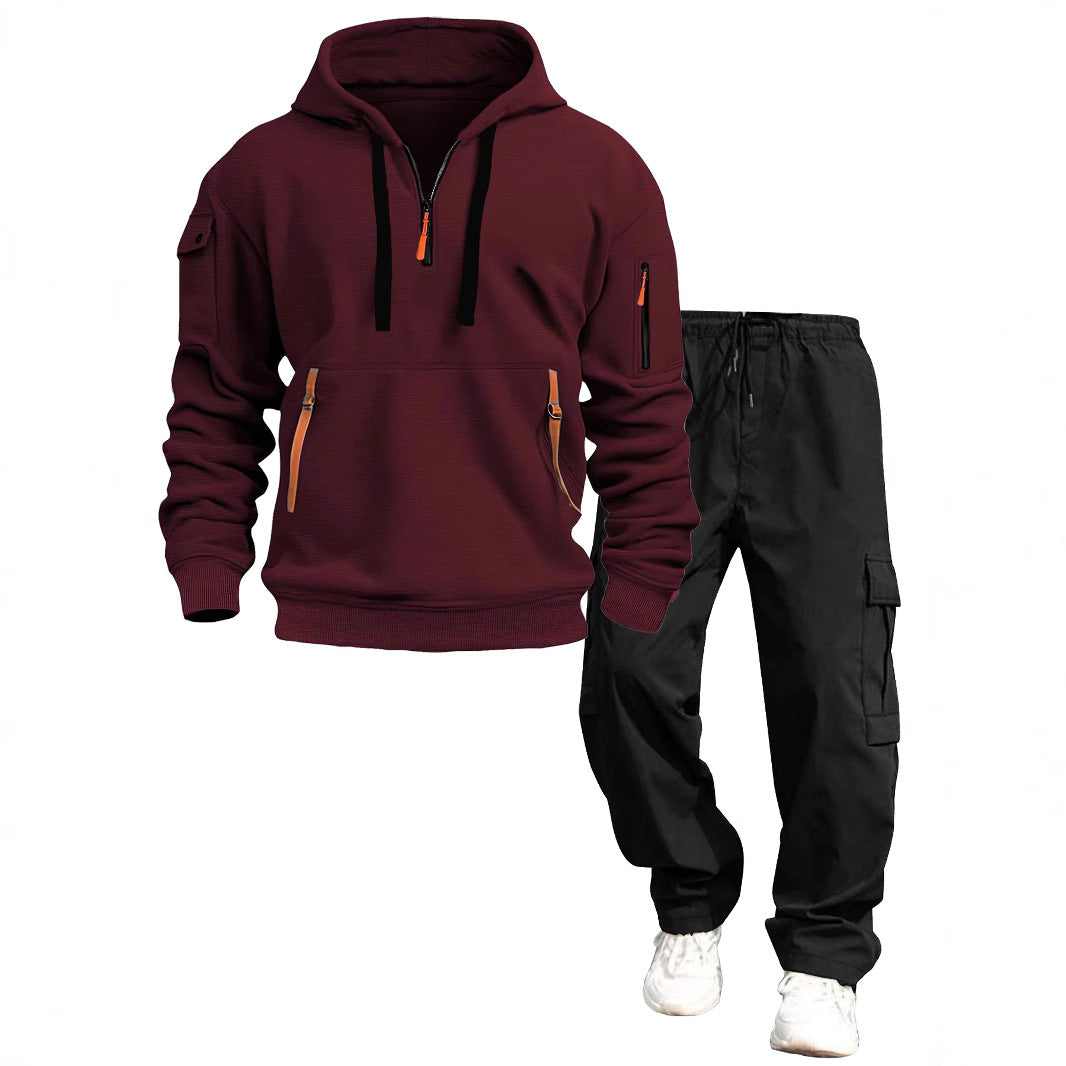 Herren lässiger Kapuzenpullover und Jogginghose Echo Archiv