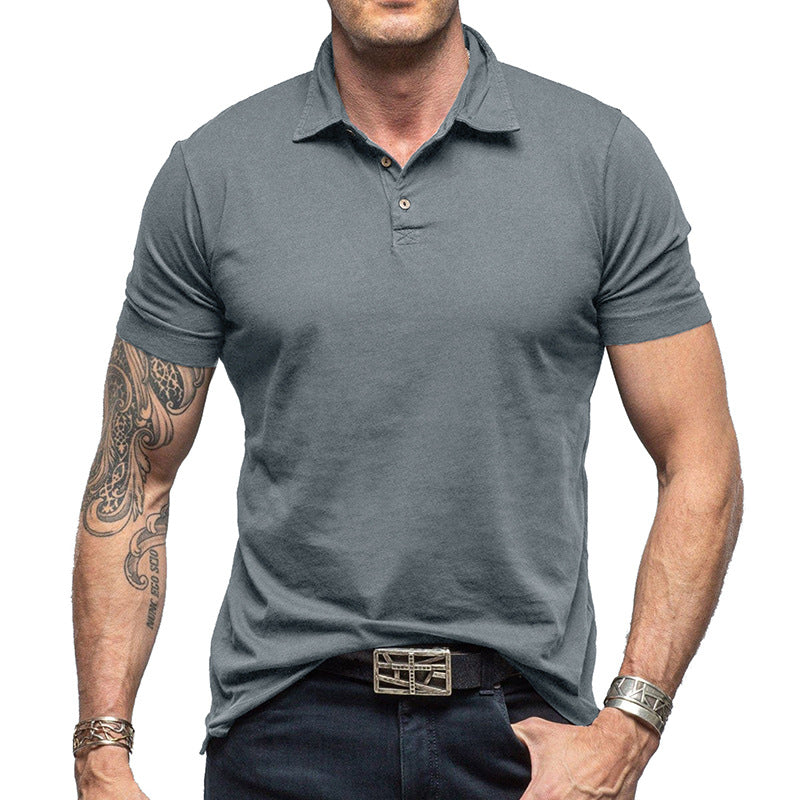 Herren Polohemd mit sportlichem Schnitt und atmungsaktiver Baumwolle Echoarchiv