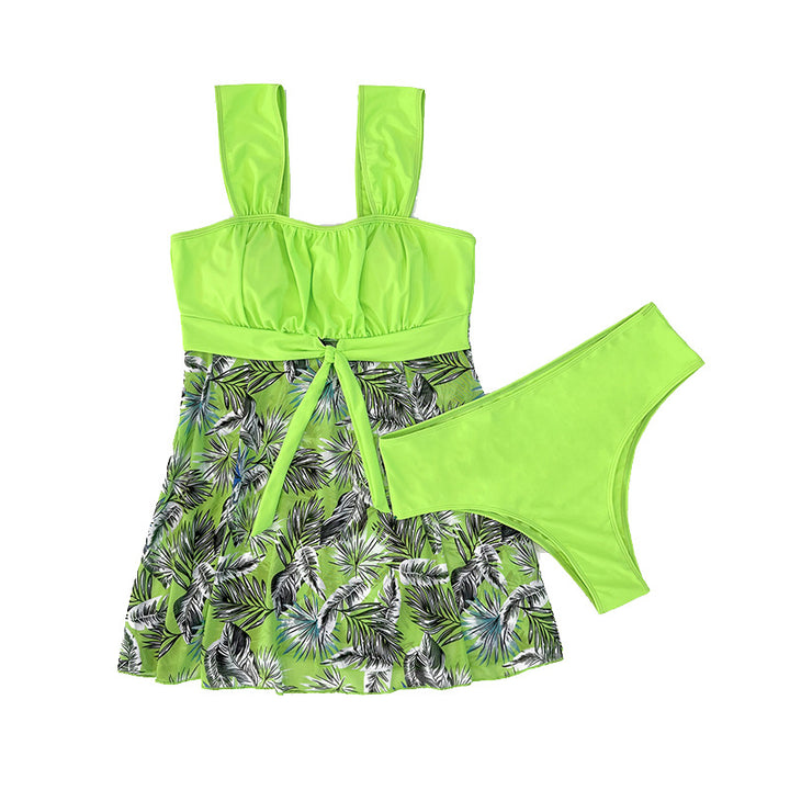 Damen Badeoberteil mit floralem Rock-Design und verstellbaren Trägern Echo Archiv