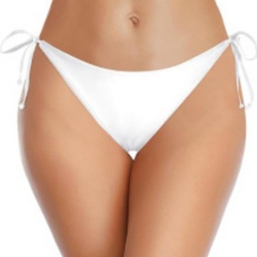Damen Hochgeschnittenes Bikini-Höschen mit seitlichen Bindebändern Echo Archiv