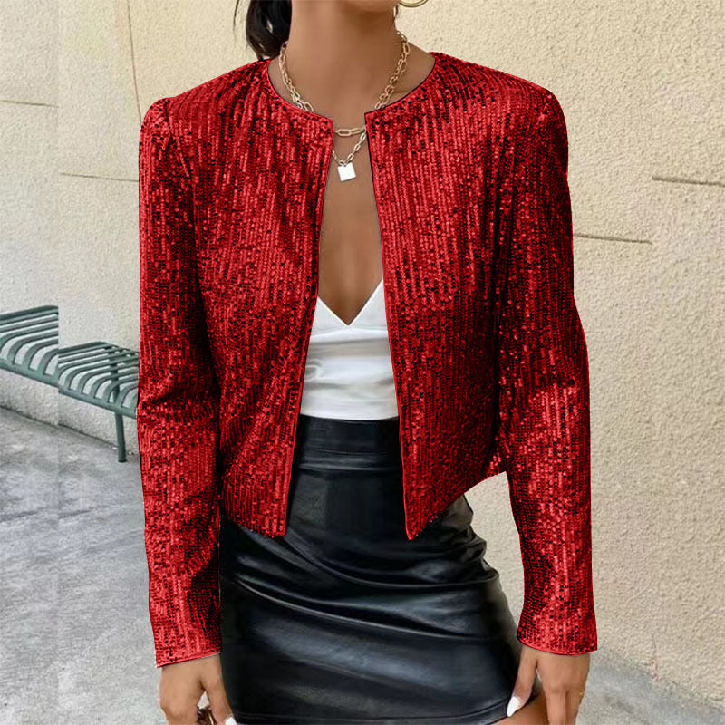 Damen Glitzernde Strickjacke Echoarchiv