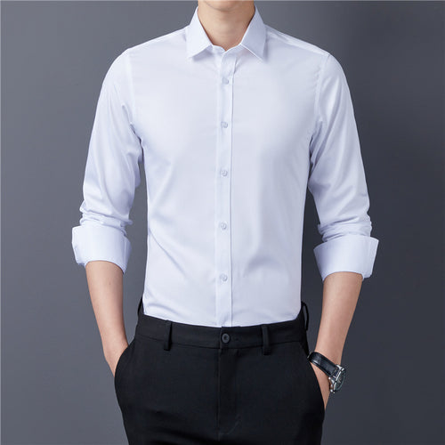 Herren Elegantes Langarmhemd Echoarchiv