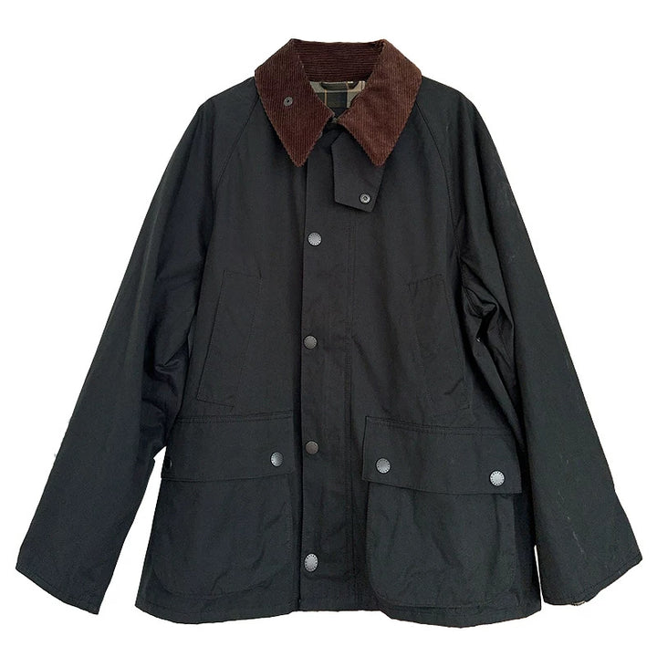 Damen Modische Utility-Jacke mit Karomuster Echoarchiv
