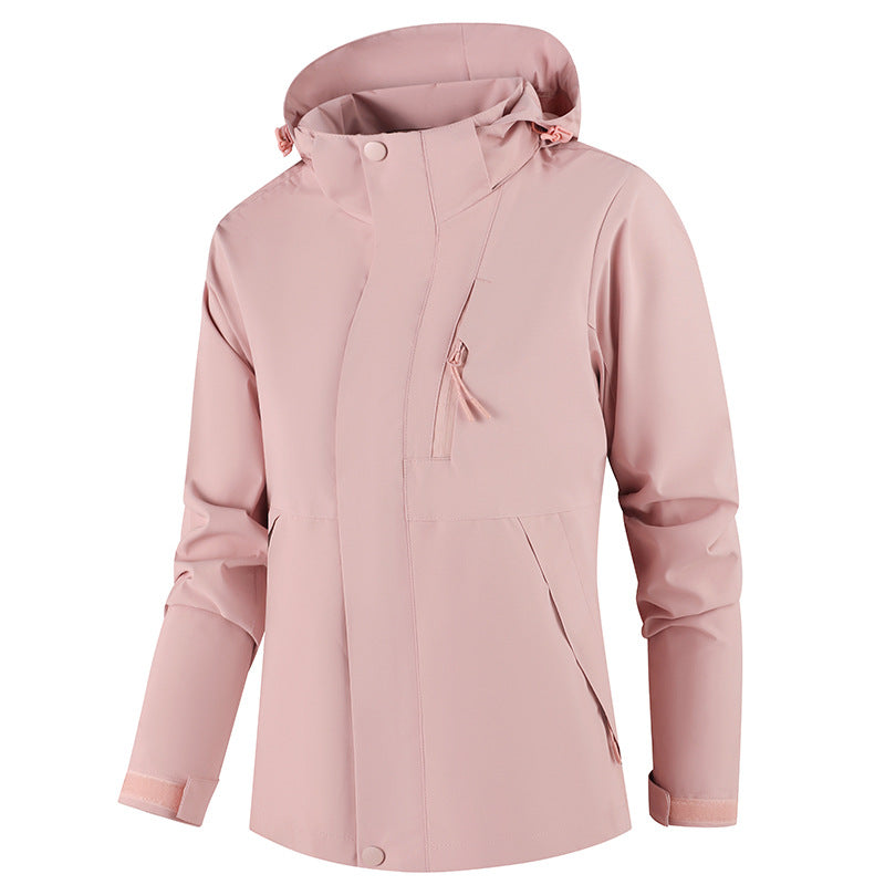 Frauen Verstellbare Regenjacke Echo Archive
