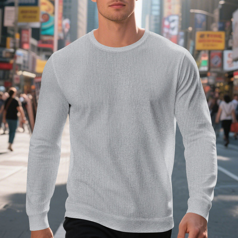 Herren stylischer langärmeliger Sweatshirt Echoarchiv
