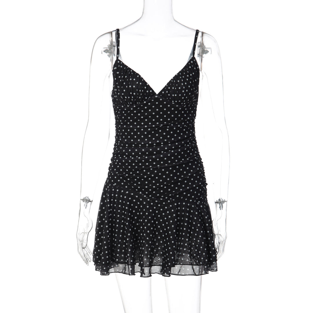 Damen verspieltes Minikleid mit raffinierten Drapierungen Echo Archiv