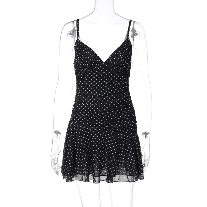 Damen verspieltes Minikleid mit raffinierten Drapierungen Echo Archiv