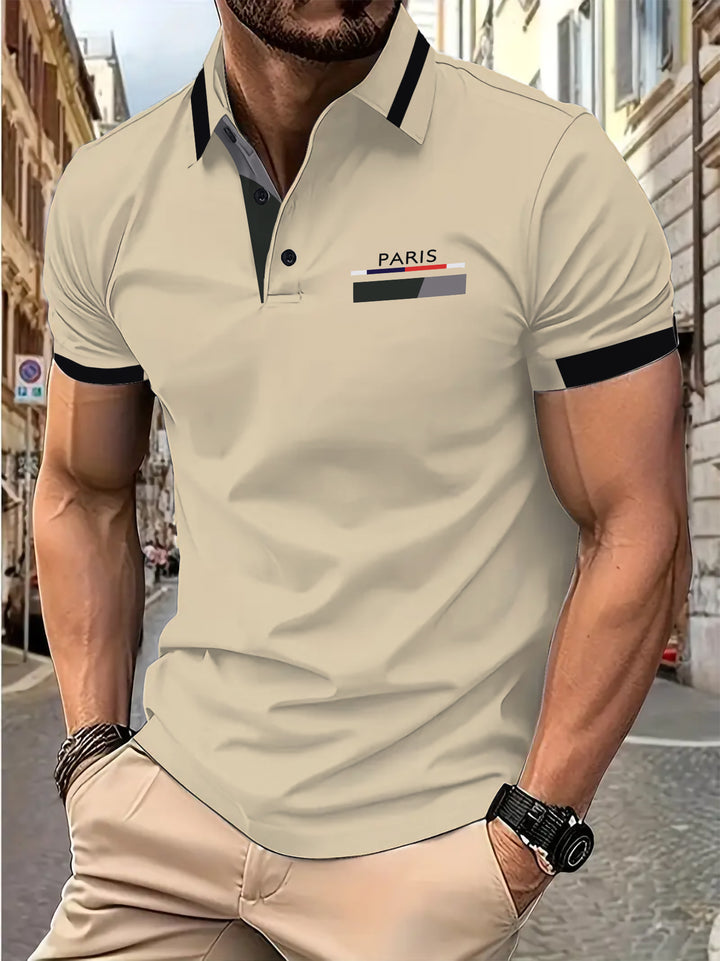 Herren modisches Poloshirt Echoarchiv