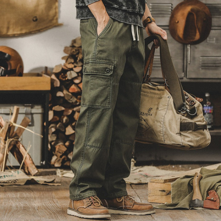 Herren Cargo-Hosen mit multifunktionalen Taschen und robustem Material Echoarchiv