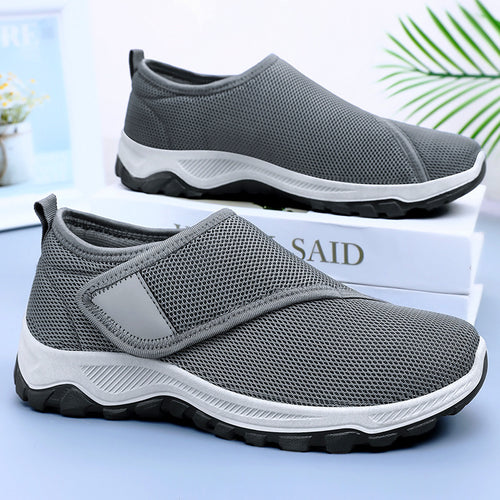 Damen nan atmungsaktive Slip-On Sneaker mit Klettverschluss und gedämpfter EVA-Zwischensohle Echo Archiv