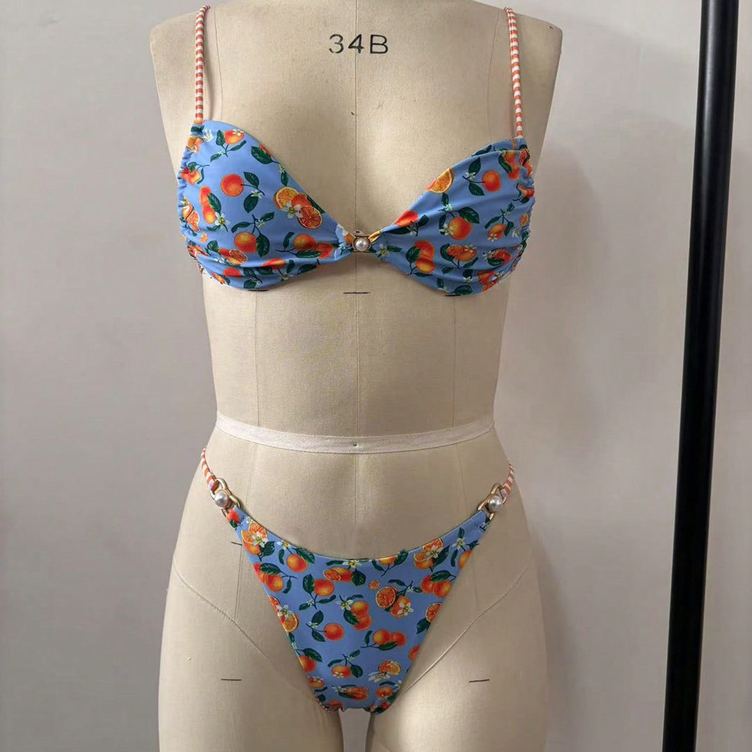 Damen Bikini mit verspieltem Obstmotiv Echo Archiv