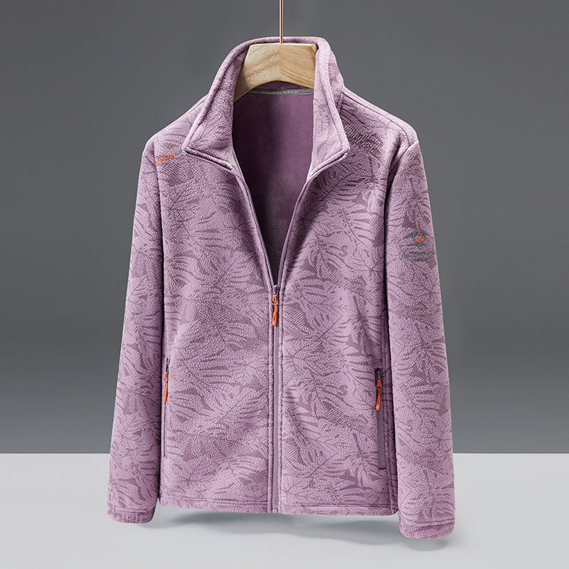 Damen Fleecejacke mit floralem Muster Echo Archiv