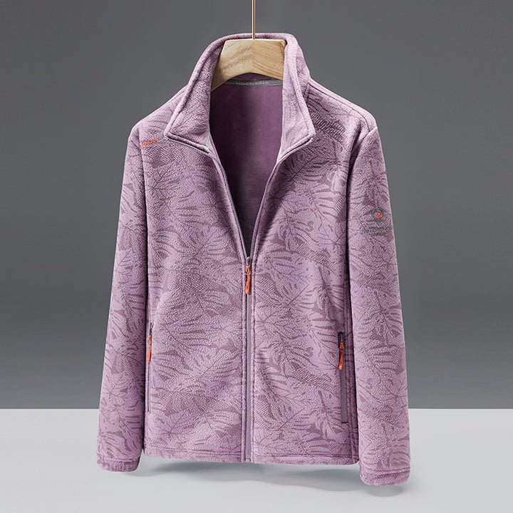 Damen Fleecejacke mit floralem Muster Echo Archiv
