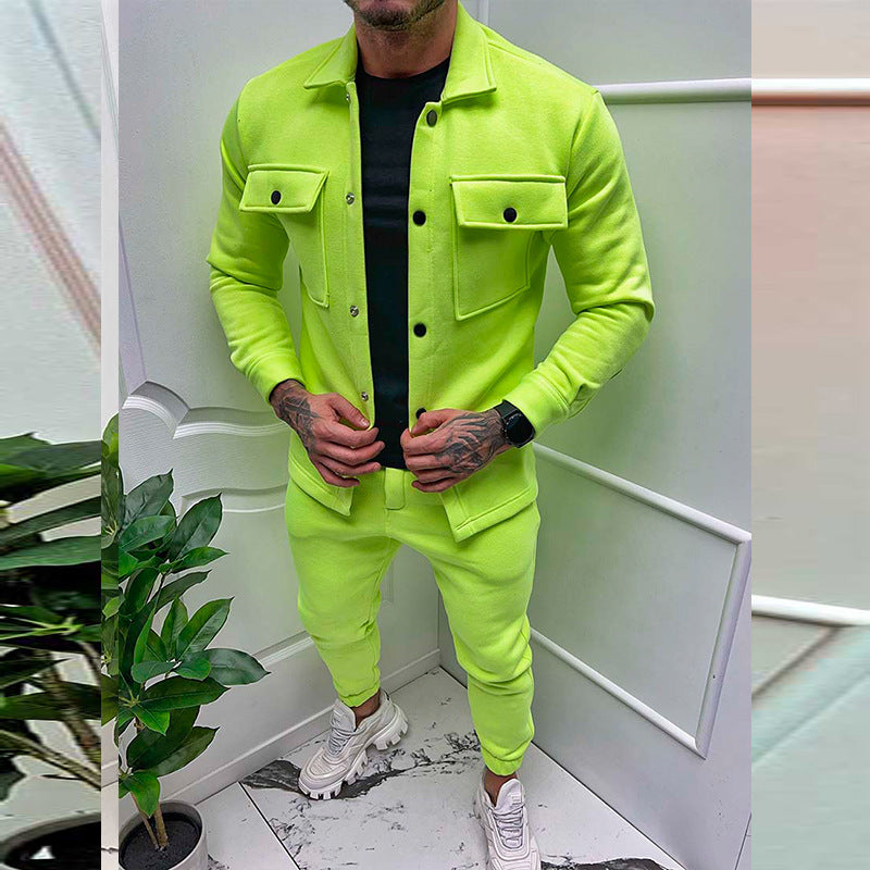 Herren Freizeit-Anzug mit praktischem Schnitt und Taschen Echoarchiv