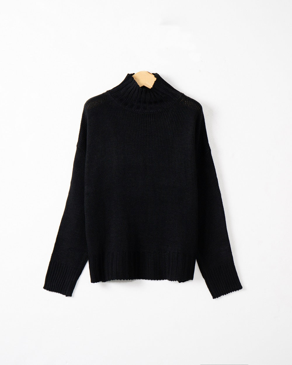 Damen Rollkragen-Pullover aus Grobstrick mit Oversize-Schnitt Echo Archiv