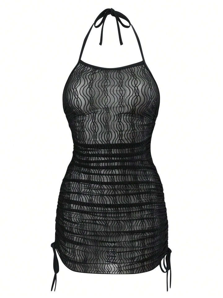 Damen Bikiniset mit floralem Wickeloberteil und hoch geschnittener Hose Echo Archiv