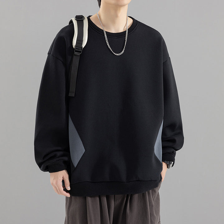 Herren Oversized Sweatshirt mit kontrastierenden Seitentaschen und weichem Fleecefutter Echo Archiv