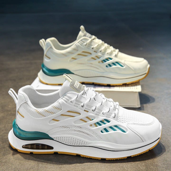 Damen Sportliche Sneakers mit atmungsaktiven Mesh-Einsätzen und dämpfender Sohle Echo Archiv