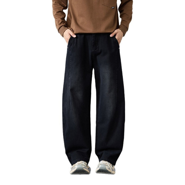 Herren Weit geschnittene Baumwoll-Canvas-Hose im Relaxed-Fit Echo Archiv