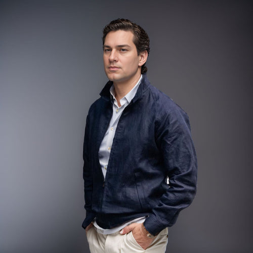 Herren moderne und lässige Steppjacke mit hohen Kragen Echoarchiv