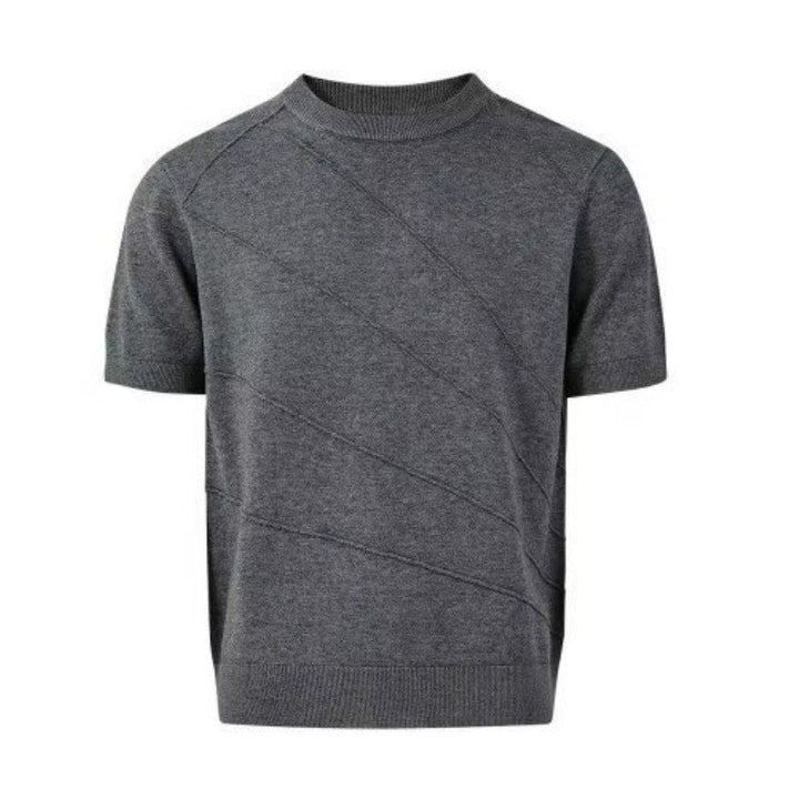 Herrenmode Strick T-Shirt mit Rundhals Echo Archive