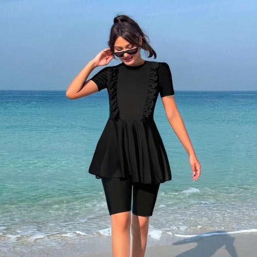 Damen Strandmode mit Rüschendetails Echo Archiv