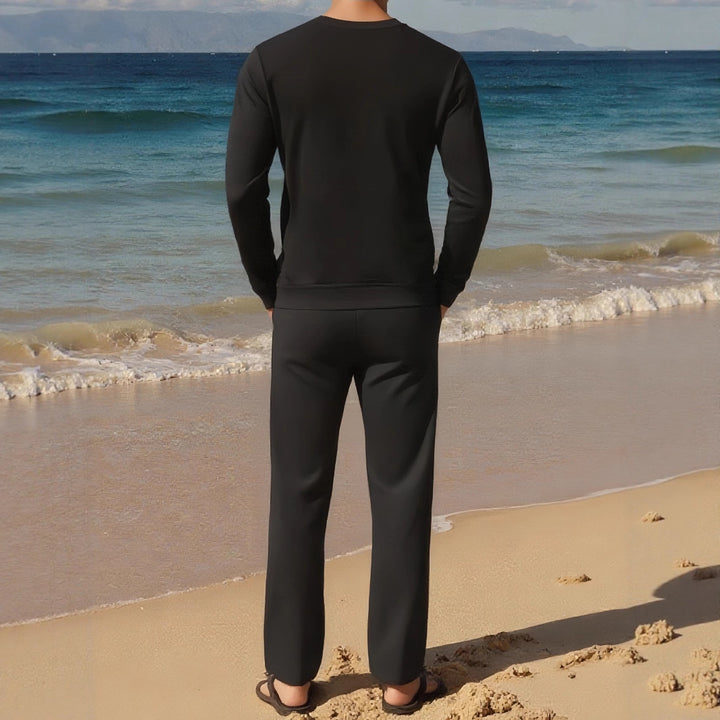Herren Sportliches Set mit Farbblockdesign Echoarchiv