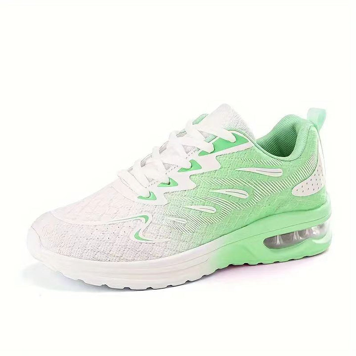 Damen nan leistungsorientierter Fitnesssneaker mit sichtbarer Luftdämpfung und nahtlosem Strickobermaterial Echo Archiv