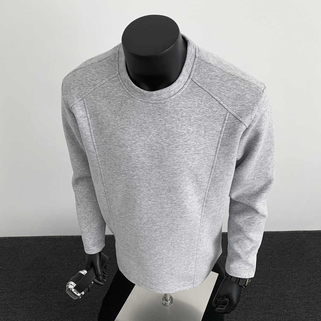 Herren Sweatshirt mit strukturierten Nahtdetails und Rundhalsausschnitt Echo Archiv