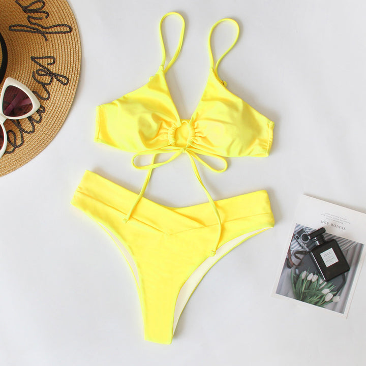 Damen Sportives Bikini-Set mit verstellbaren Trägern Echo Archiv