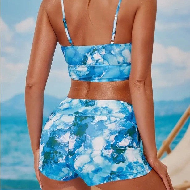Damen Bikini-Set mit verstellbarem Oberteil und komfortabler Short Echo Archiv