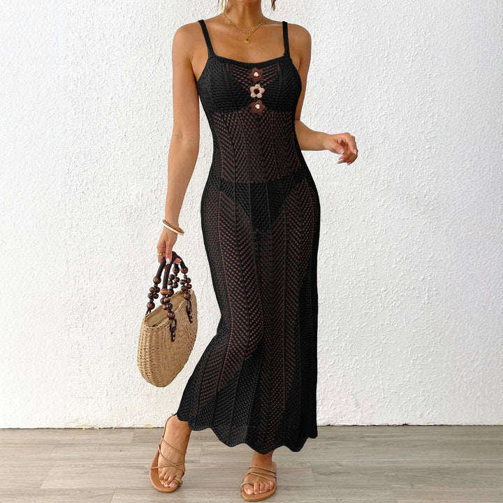Damen transparenter Strandsarong mit elegantem Design Echo Archiv