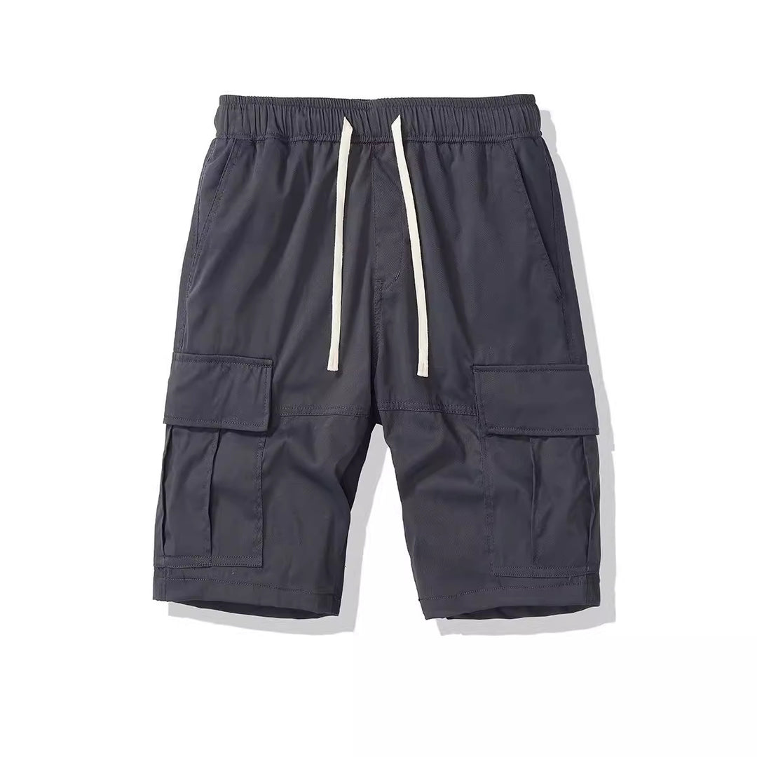 Herren Cargo-Shorts mit elastischem Bund und mehreren Seitentaschen Echoarchiv