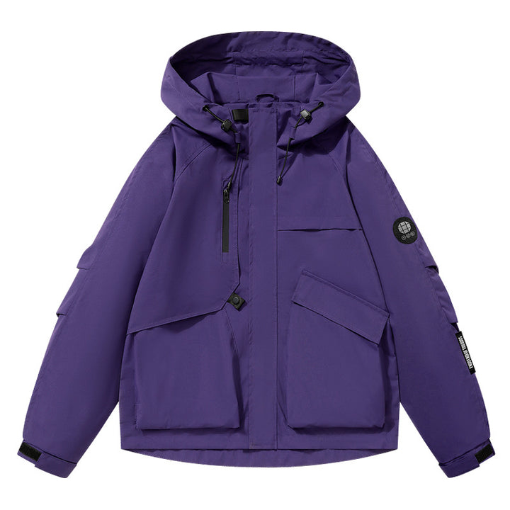 Damen Utility-Softshelljacke mit Kapuze, wasserabweisender Membran und Multifunktionstaschen Echo Archiv
