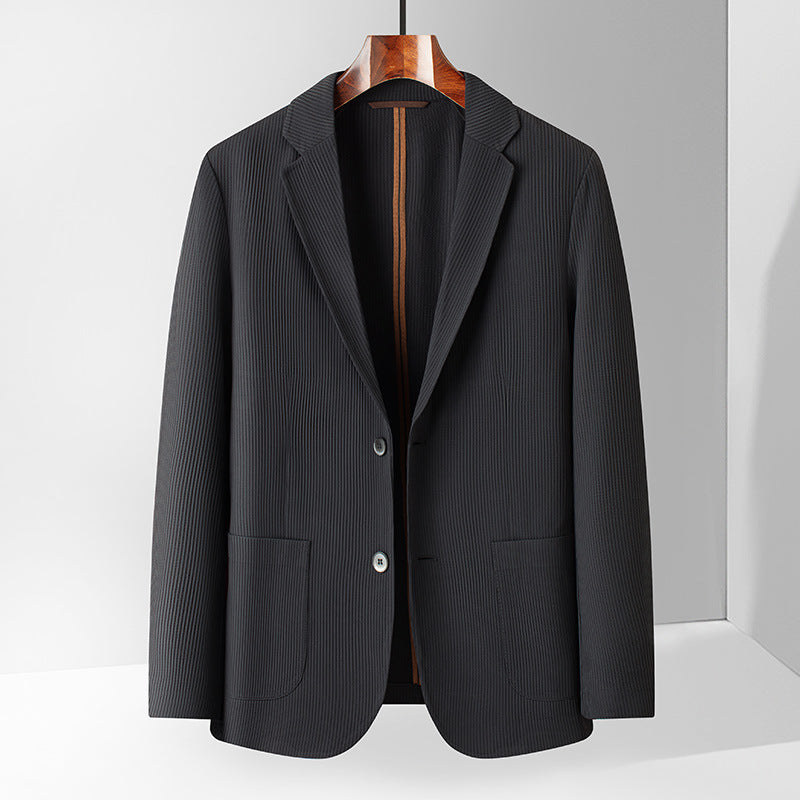 Herren elegante Blazerjacke mit feinen Streifen Echoarchiv