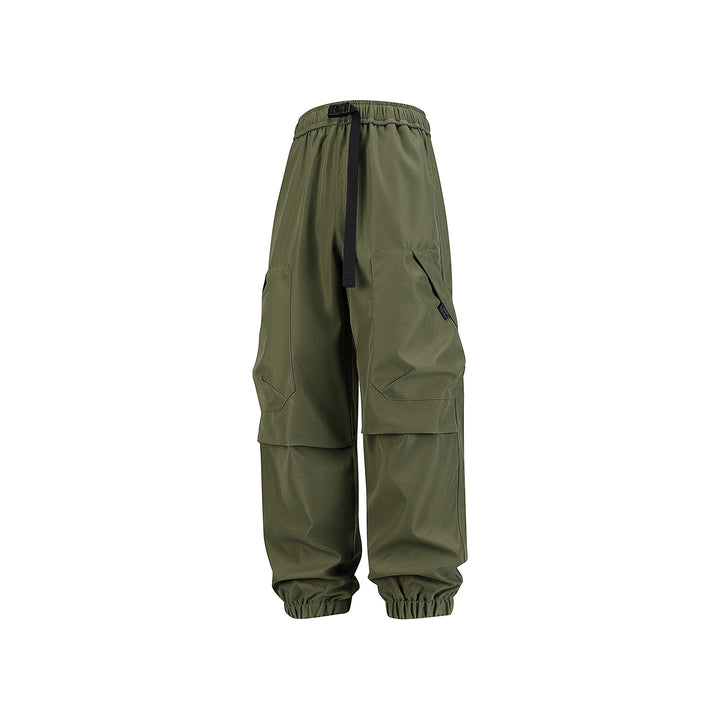Herren Utility-Jogger-Cargohose mit elastischem Tunnelzugbund, großen Klappentaschen und gerippten Bündchen Echo Archiv