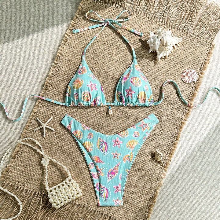 Damen Triangel-Bikini mit maritimen Verzierungen Echo Archiv