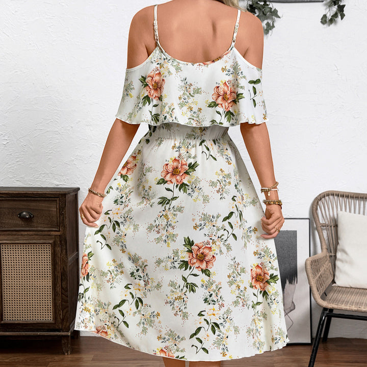 Damen Verspieltes Blumen-Überwurfkleid Echo Archiv