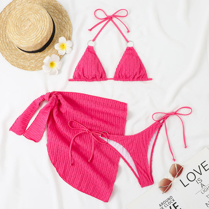 Damen Triangel Bikini-Set mit schickem Wickelrock Echo Archiv