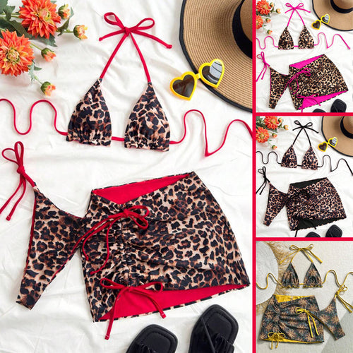 Damen Triangel-Bikini mit Wickelrock Echo Archiv