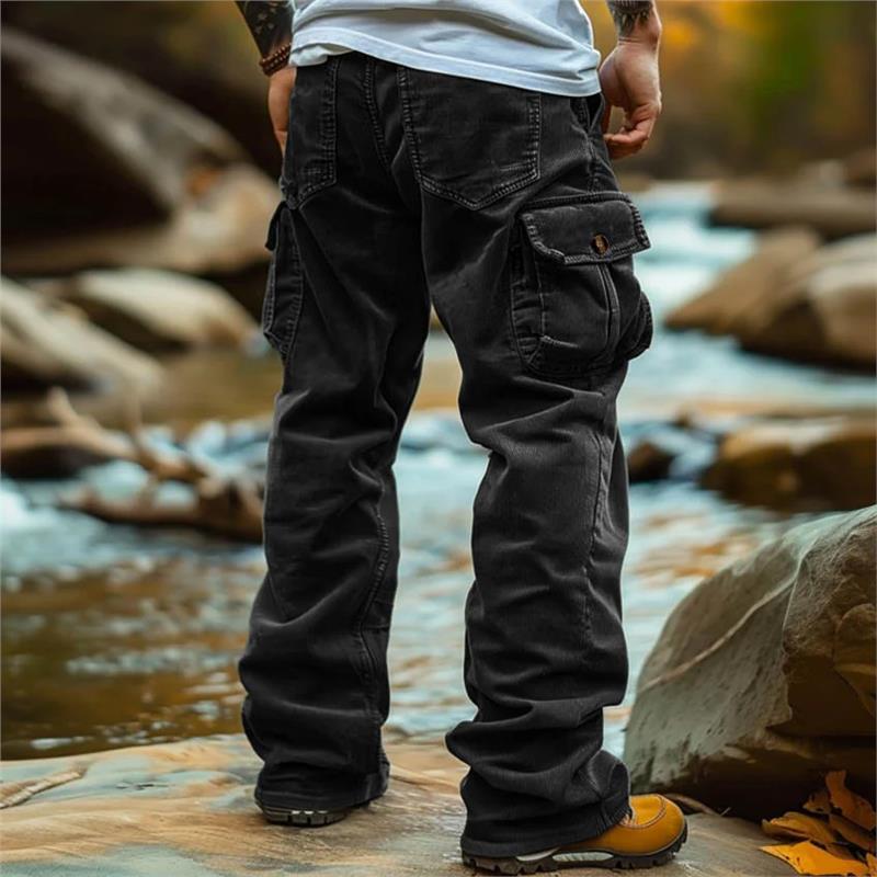 Herren praktische Cargo-Jeans mit vielen Taschen Echoarchiv
