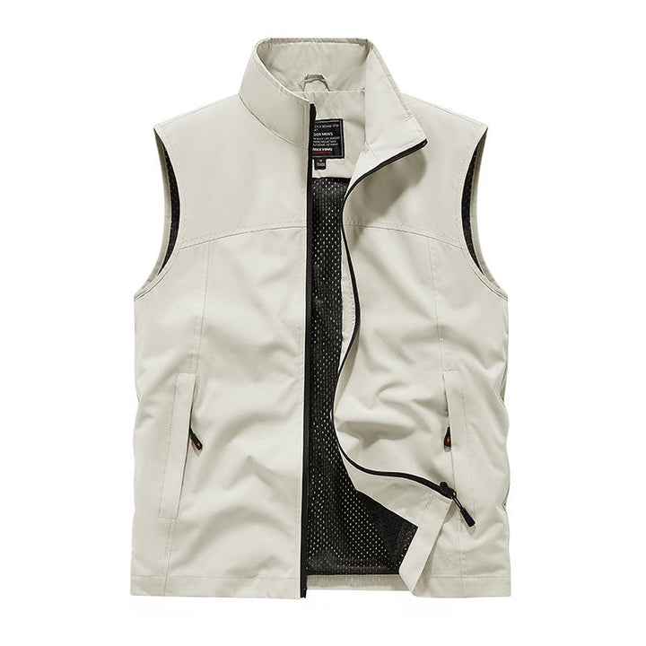 Herren Softshell-Weste mit Mesh-Innenfutter, windabweisend & Reißverschlusstaschen Echo Archiv