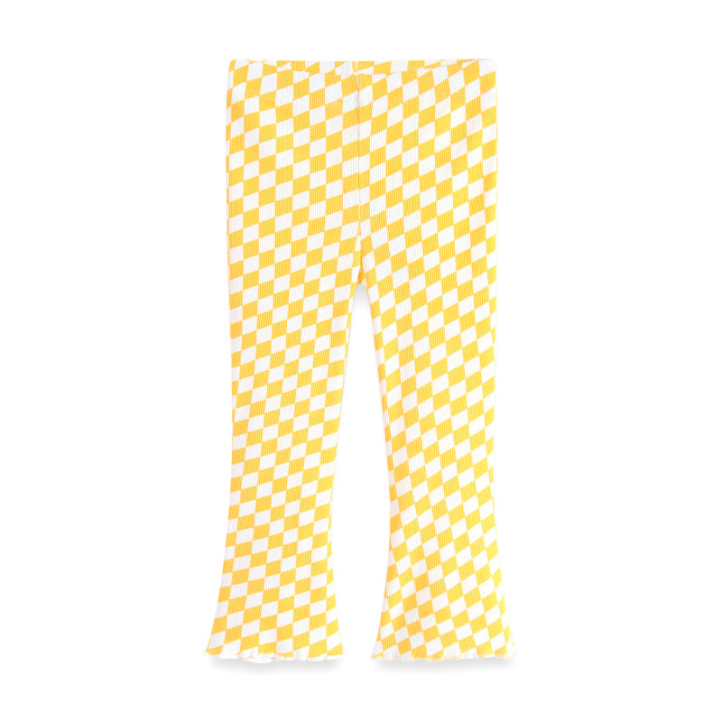 Mädchen Schlagleggings mit kariertem Design Echo Archiv