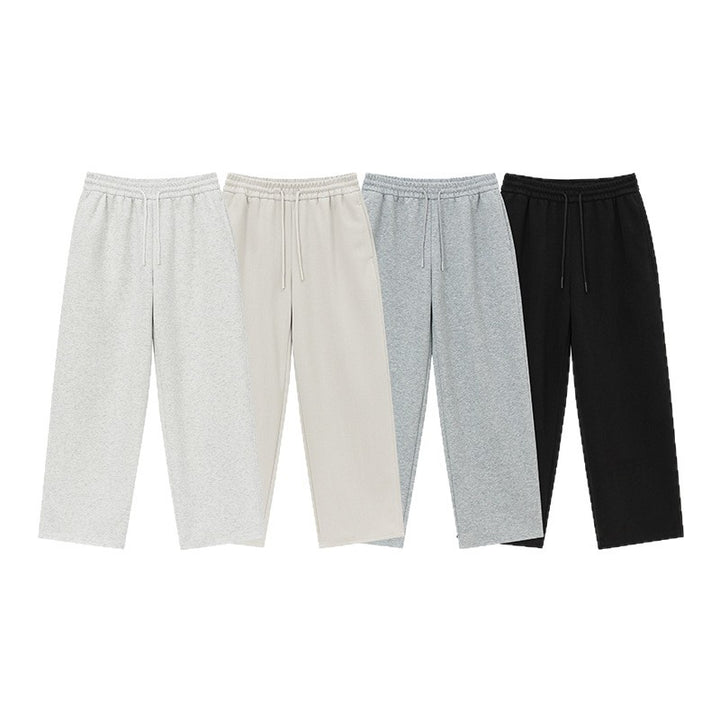 Unisex Relaxed-Fit Loungehose mit hohem Elastikbund, Kordelzug und geradem Bein Echo Archiv
