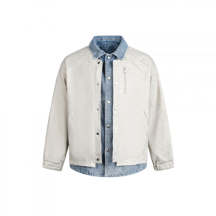 Herren Lagenjacke mit Velourslederoptik und integriertem Jeansfutter Echo Archiv