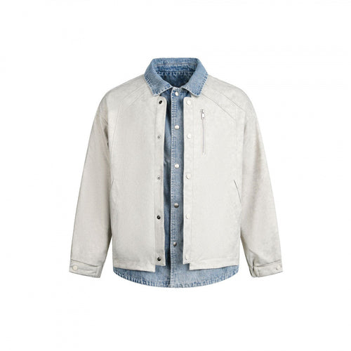 Herren Lagenjacke mit Velourslederoptik und integriertem Jeansfutter Echo Archiv